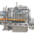 Linear Type Milk Tea Beverage Automatic Water Cup Filling Machine Labeling Machine